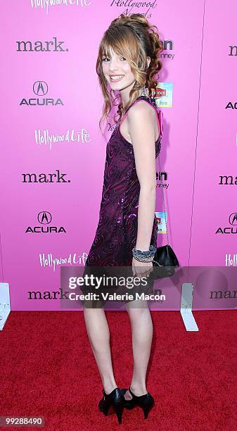 Actress Bella Thorne arrives at the 12th Annual Young Hollywood Awards on May 13, 2010 in Los Angeles, California.