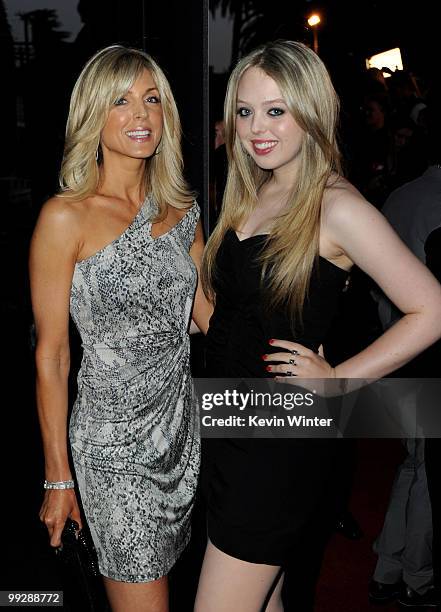 Marla Maples and her daughter Tiffany Trump arrive at the 12th Annual Young Hollywood Awards at the Wilshire Ebell Theatre on May 13, 2010 in Los...