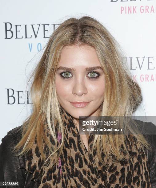 Ashley Olsen attends the Belvedere Pink Grapefruit launch party at The Belvedere Pink Grapefruit Pop-Up on May 13, 2010 in New York City.