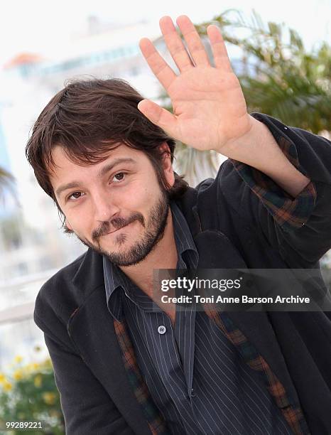 Director Diego Luna attends the 'Abel' Photo Call held at the Palais des Festivals during the 63rd Annual International Cannes Film Festival on May...