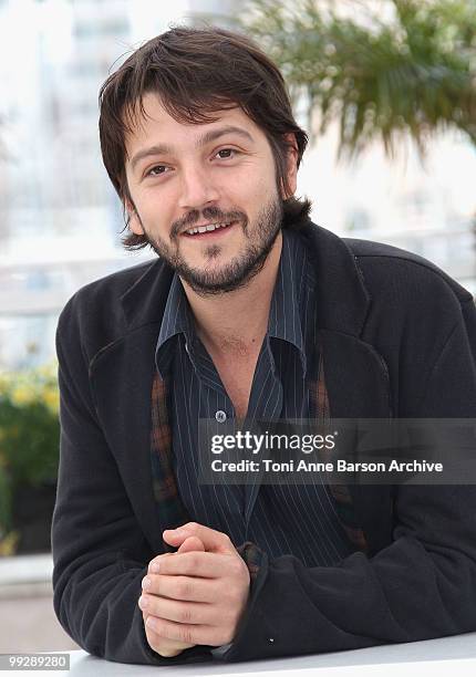 Director Diego Luna attends the 'Abel' Photo Call held at the Palais des Festivals during the 63rd Annual International Cannes Film Festival on May...