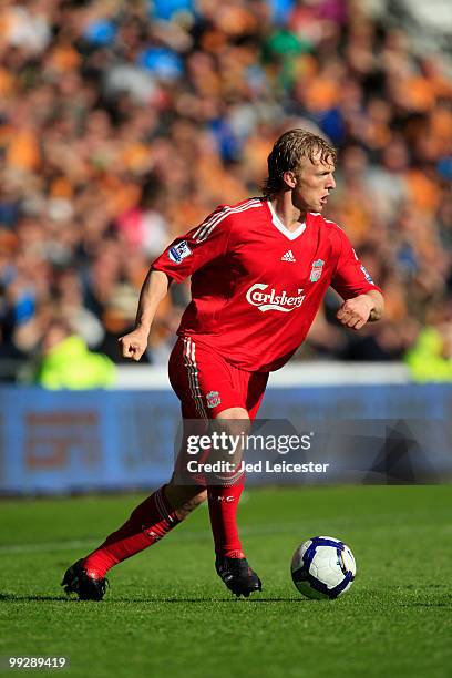 Dirk Kuyt of Liverpool during the Barclays Premier League match between Hull City and Liverpool at the KC Stadium on May 9, 2010 in Hull, England.