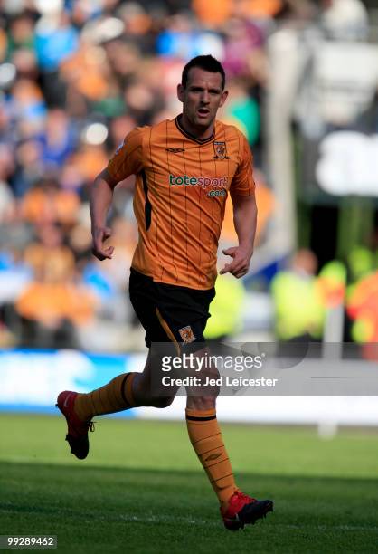 Jan Vennegoor of Hesselink of Hull City during the Barclays Premier League match between Hull City and Liverpool at the KC Stadium on May 9, 2010 in...