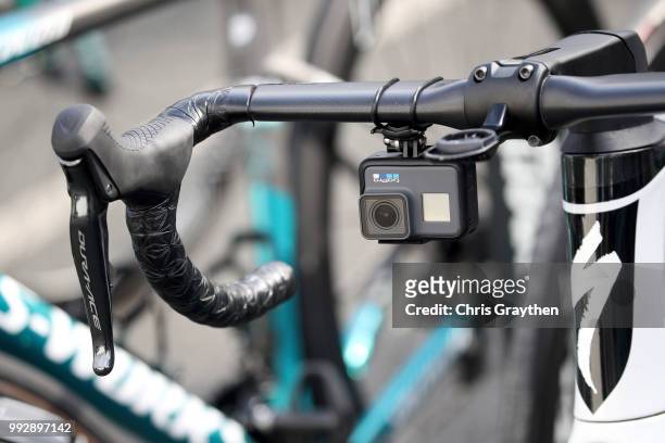 Specialized Bike / GoPro Camera / during the 105th Tour de France 2018, Training / TDF / on July 6, 2018 in Cholet, France.