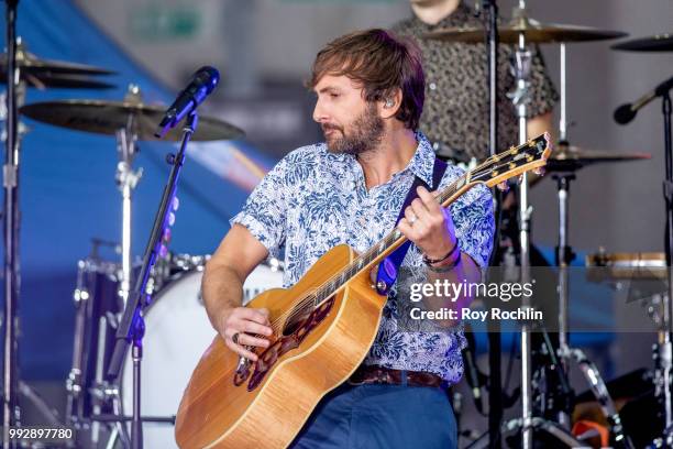 Dave Haywood of Lady Antebellum on stage as Lady Antebellum Performs On NBC's "Today" at Rockefeller Plaza on July 6, 2018 in New York City.