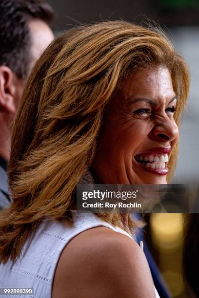Hoda Kotb during Lady Antebellum Performs On NBC's "Today" at Rockefeller Plaza on July 6, 2018 in New York City.