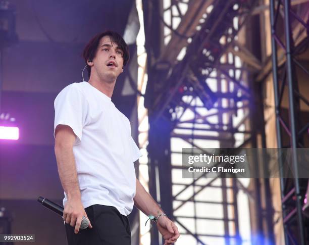 Matt Champion of Brockhampton performs during the 51st Festival d'ete de Quebec on July 5, 2018 in Quebec City, Canada.