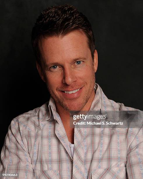 Chelsea Lately writer/comedian Chris Franjola poses at The Ice House Comedy Club on May 13, 2010 in Pasadena, California.