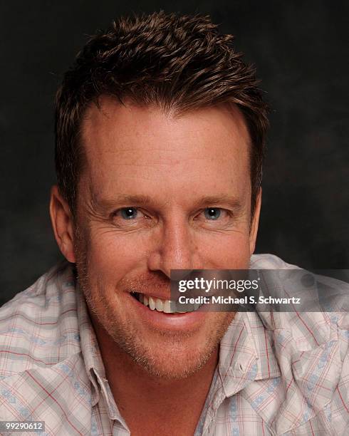 Chelsea Lately writer/comedian Chris Franjola poses at The Ice House Comedy Club on May 13, 2010 in Pasadena, California.