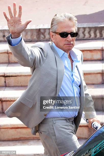 Michael Douglas attends the 'Wall Street: Money Never Sleeps' Photo Call on May 14, 2010 in Cannes, France.