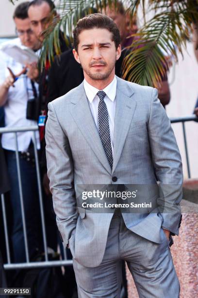 Shia LaBeouf attends the 'Wall Street: Money Never Sleeps' Photo Call on May 14, 2010 in Cannes, France.