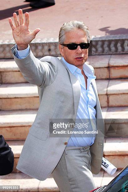 Michael Douglas attends the 'Wall Street: Money Never Sleeps' Photo Call on May 14, 2010 in Cannes, France.
