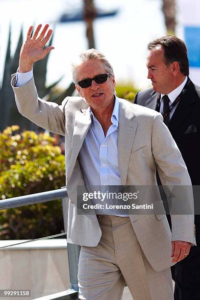 Michael Douglas attends the 'Wall Street: Money Never Sleeps' Photo Call on May 14, 2010 in Cannes, France.