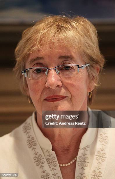 Canadian author Maude Barlow attends the Shekhar Kapur & Swarovski Entertainment Press Conference during the 63rd Annual Cannes Film Festival on May...