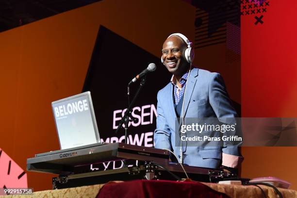 Dj Bambam Belonge performes onstage during the 2018 Essence Festival presented by Coca-Cola at Ernest N. Morial Convention Center on July 6, 2018 in...