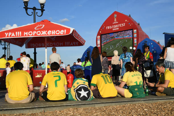 RUS: Brazil v Belgium: Quarter Final - FIFA Fan Festival