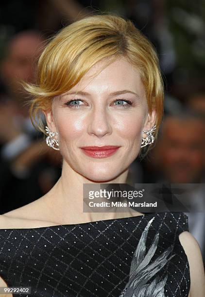 Cate Blanchett attends the Opening Night Premiere of 'Robin Hood' at the Palais des Festivals during the 63rd Annual International Cannes Film...
