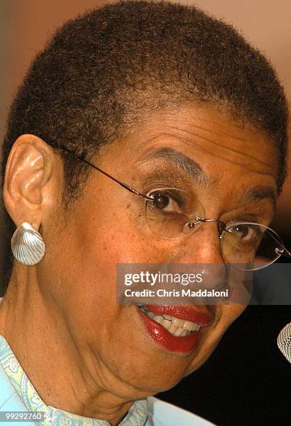 Rep. Eleanor Holmes Norton, D-DC, speaks at the summer speaking series organized by 21st Century Democrats for students and interns on the Hill.