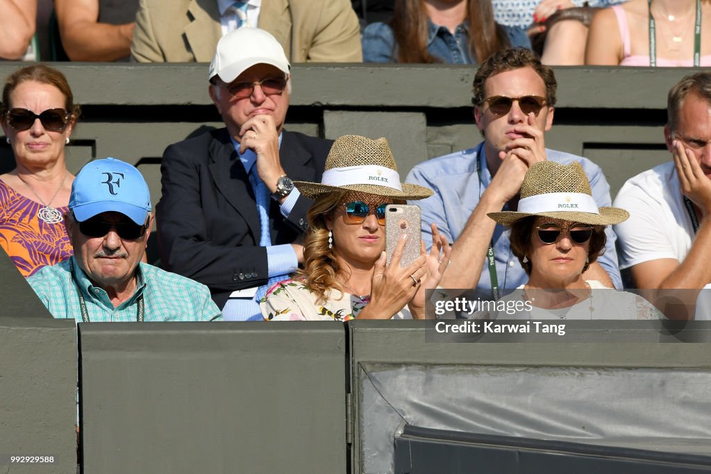 Celebrities Attend Wimbledon