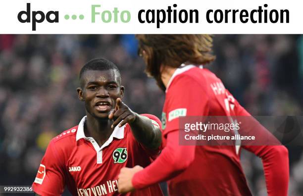 The pictures sent to you of the Hanover 96 vs Borussia Dortmund game via FTP on the 28 October 2017 falsely identify the match as being between...
