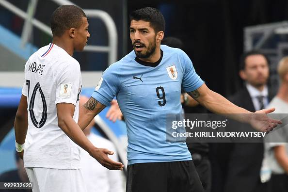 TOPSHOT-FBL-WC-2018-MATCH57-URU-FRA TOPSHOT-FBL-WC-2018-MATCH57-URU-FRA