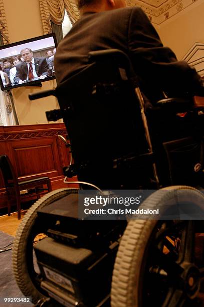 Rep. Jim Langevin, D-RI, testifying at a House Administration Committee full committee hearing on "Accessibility of the House Complex for Persons...