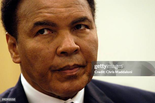 Muhammad Ali, former heavy weight champion, testifying at the House Professional Boxing Reforms Commerce, Trade, and Consumer Protection Subcommittee...