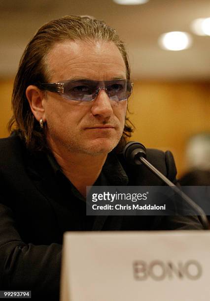Bono, founder, DATA testifying at a Senate Appropriations AIDS Programs and Research Foreign Operations Subcommittee hearing on FY2005 appropriations...