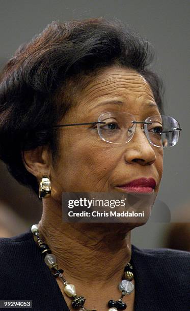 Marie Smith, president, AARP, at a Congressional Black Caucus hearing to examine the impact of Social Security privatization on African Americans.