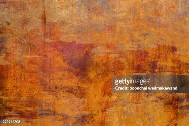 orange wall background - red dirt foto e immagini stock