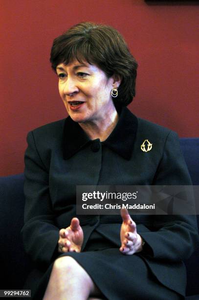 Sen. Susan Collins, R-Me., at an interview