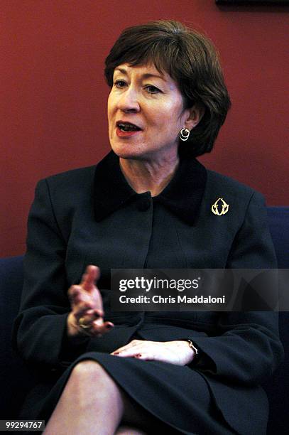 Sen. Susan Collins, R-Me., at an interview