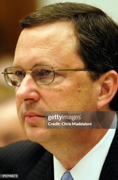 Former FEMA Director Michael Brown testifies before the House Select Hurricane Katrina Investigation Committee.