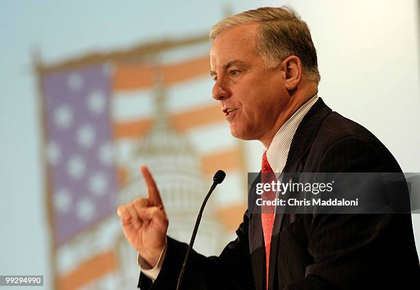 Howard Dean, chairman of the Democratic National Committee, delivers remarks at he Communications Workers of America 2006 Legislative-Political...