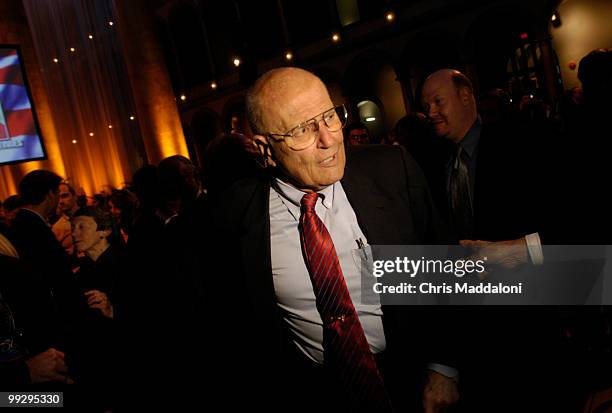 Rep. John Dingell,D-Mi., makes his way through the crowd at his 50th anniversary party in the National Building Museum.