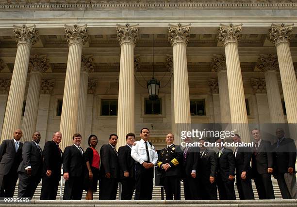 Captain Eddie Reyes, Alexandria Police Department and Chief Charles Werner, Charlottesville VA Fire Department , led a delegation to Washington to...