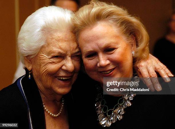 At the Parents, Familes and Friends of Lesbians and Gays Elsie Frank and celebrity Barbara Cook at the 30th Anniversary Gala Award Reception. Elsie...