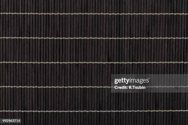 black bamboo texture in high resolution close up - jalousie window stock pictures, royalty-free photos & images