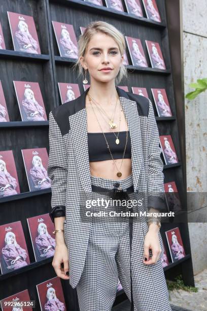 Caro Dauer attends the Magazine Lauch Party on July 6, 2018 in Berlin, Germany.