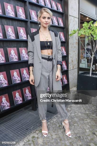 Caro Dauer attends the Magazine Lauch Party on July 6, 2018 in Berlin, Germany.