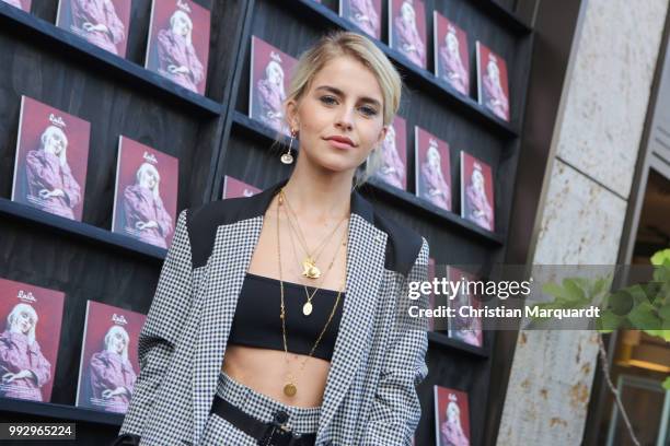 Caro Dauer attends the Magazine Lauch Party on July 6, 2018 in Berlin, Germany.