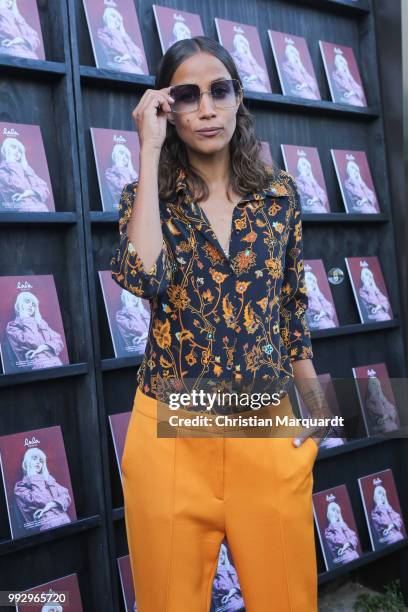 Rabea Schif attends the Magazine Lauch Party on July 6, 2018 in Berlin, Germany.