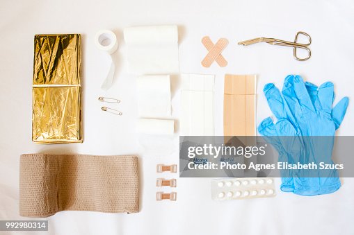 First Aid Kit with compression bandage First Aid Kit with compression bandage