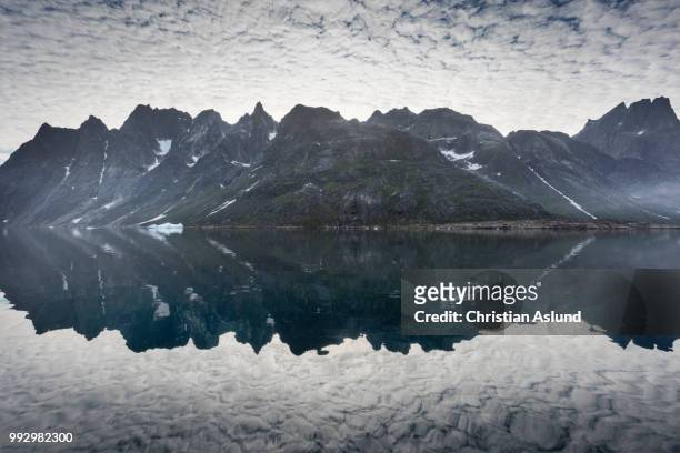 prince christian sound - prince christian sound greenland stock pictures, royalty-free photos & images