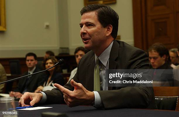 James Comey, deputy attorney general, Justice Department, testifies at the House Judiciary Committee PATRIOT Act Reauthorization committee oversight...