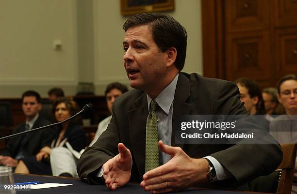 James Comey, deputy attorney general, Justice Department, testifies at the House Judiciary Committee PATRIOT Act Reauthorization committee oversight...