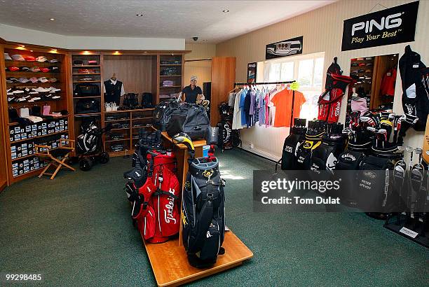 Pro shop is pictured during the Virgin Atlantic PGA National Pro-Am Championship Regional Qualifier at Old Ford Manor Golf Club on May 14, 2010 in...