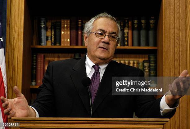 Rep. Barney Frank, D-Ma., spoke out today against "unfair" labor laws practices that apply to Congressional offices, giving politicians exemption...