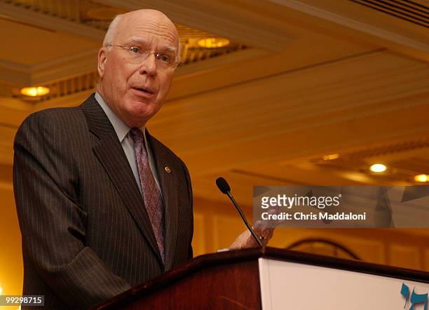 Sen Patrick Leahy, D-Vt., addressed the Religious Action Center of Reform Judaism÷s 2005 Consultation on Conscience conference today at the Willard...