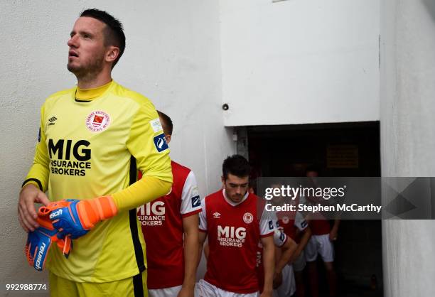 Dublin , Ireland - 6 July 2018; Brendan Clarke of St Patrick's Athletic prior to the SSE Airtricity League Premier Division match between St...